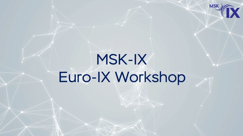 Internet eXchange world community unites to implement new ideas